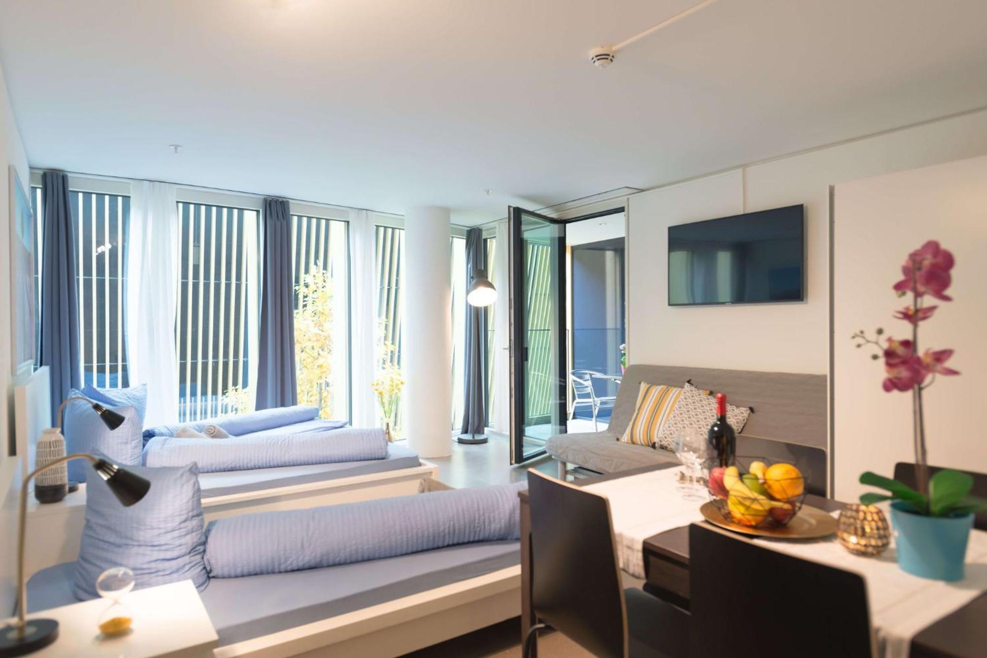 Hitrental Allmend Comfort Studios Lucerne ภายนอก รูปภาพ