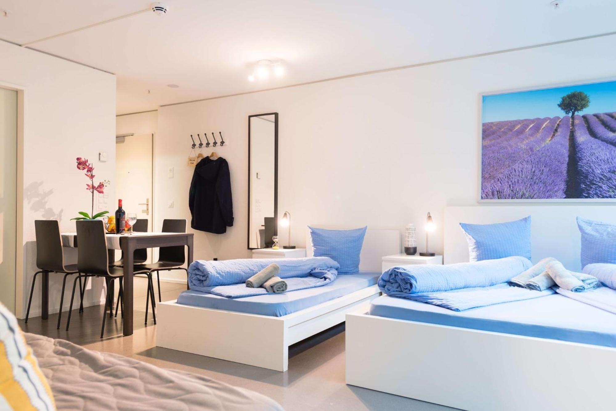 Hitrental Allmend Comfort Studios Lucerne ภายนอก รูปภาพ